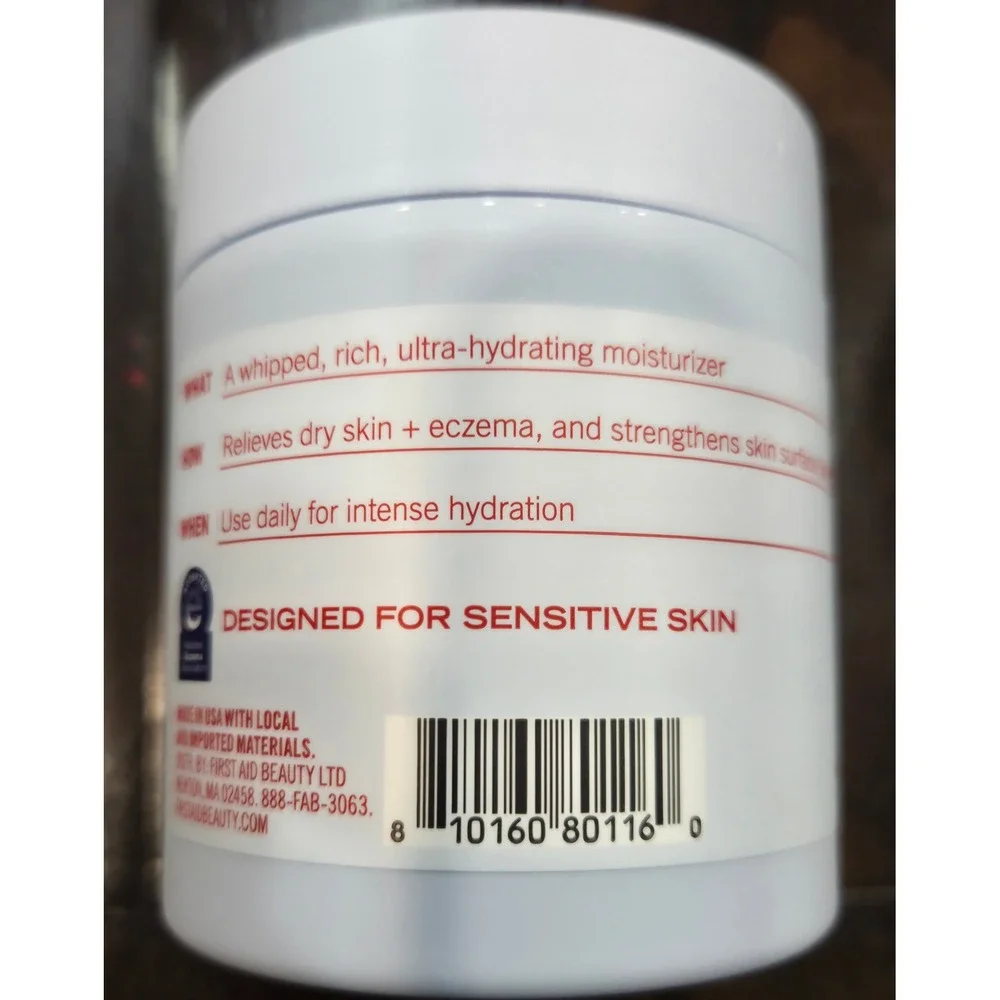 First Aid Beauty Ultra Repair Cream Intense Hydration 6oz Jar Sensitive Skin‎
